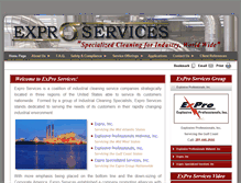 Tablet Screenshot of explosiveprofessionals.com